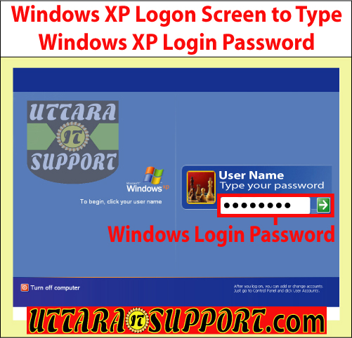 windows xp logon screen to type windows xp login password, windows xp, logon screen, windows xp logon screen, windows xp login password, type windows xp login password